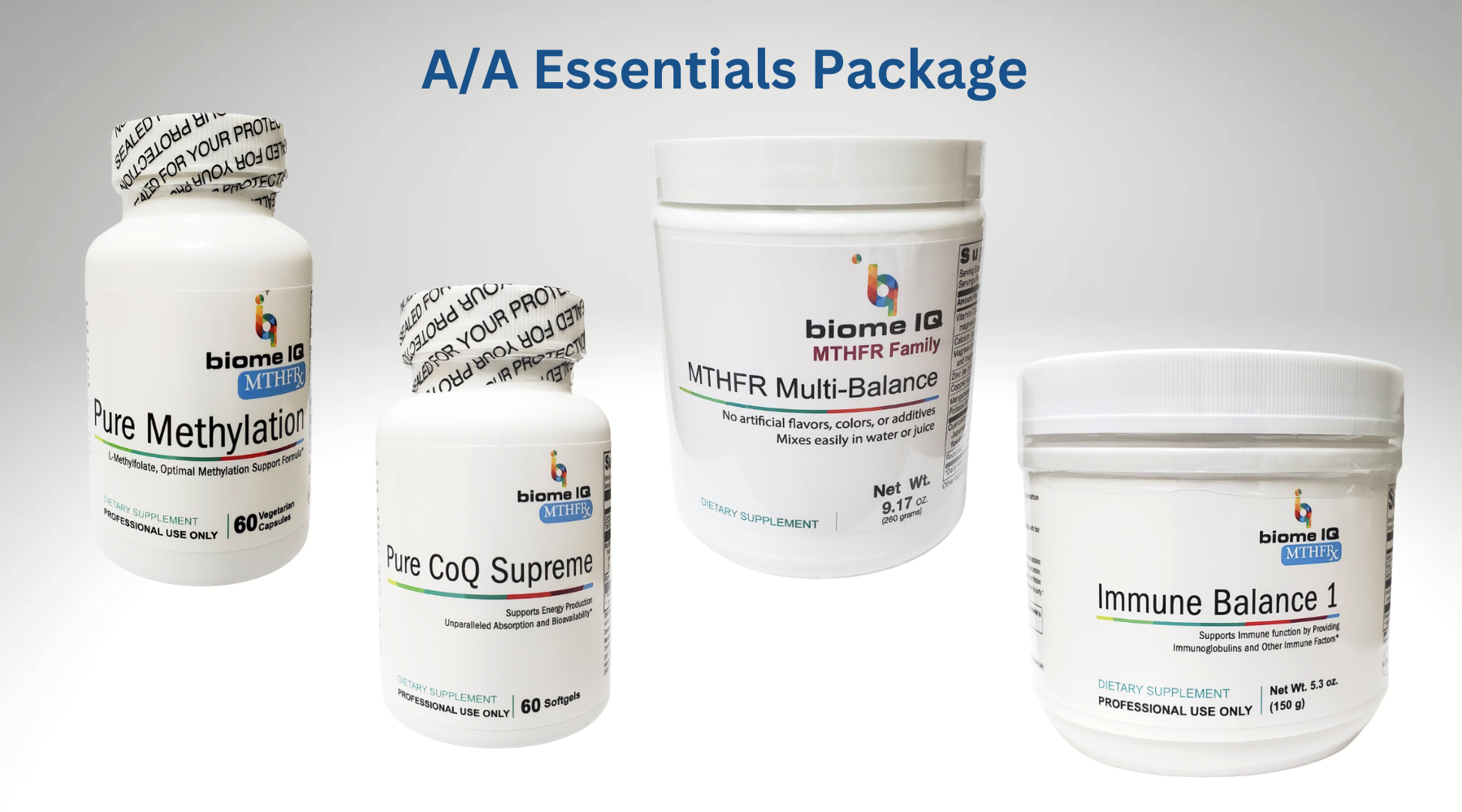 Package A/A Essentials (Multi-Balance, PM, P-CoQ-S, IB1) 10% de réduction inclus