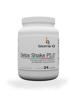 Soutien nutritionnel pour les fonctions de détoxification et de nettoyage métabolique.  Ce shake peut être utilisé seul pour un soutien quotidien continu à la détoxification ou en combinaison avec le P5.0 30-Pack.  Conçu pour répondre aux exigences rigoureuses de la réduction de l'enzyme MTHFR.