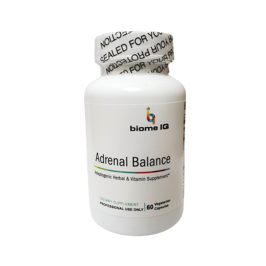 Adrenal Balance est conçu pour soutenir le système surrénalien en améliorant la réponse apoptogène du corps et en soutenant la production d'hormones surrénaliennes. La formule combine des herbes apoptogènes de haute qualité avec des vitamines B clés, ce qui aide à gérer la réponse de votre corps au stress et favorise le bon fonctionnement des surrénales. La santé des surrénales influence la fonction thyroïdienne. La thyroïde dépend du cortisol pour fonctionner efficacement. Maintenir la santé des glandes surrénales peut aider à améliorer la santé de la thyroïde.